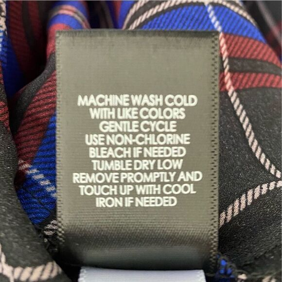 Torrid Madison Georgette Multicolor Plaid Button Up Top NWT Plus Size 2/20-22 - Picture 6 of 7